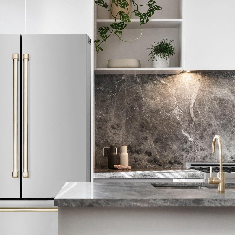 36" Autograph Edition 22.5 cu. ft Freestanding French Door Refrigerator with Ice Maker - Gold RFMZ36G