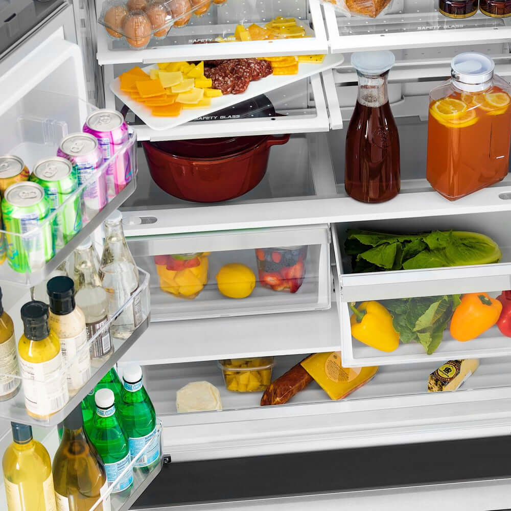 36" Autograph Edition 22.5 cu. ft Freestanding French Door Refrigerator with Ice Maker - Gold RFMZ36G