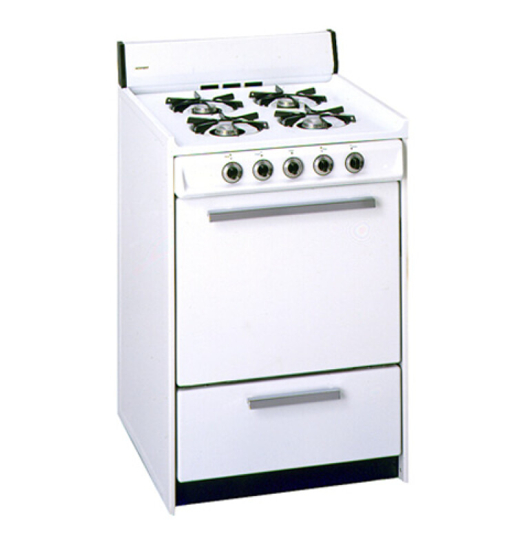 Hotpoint® 24" Compact Gas Range RGA524EWWH