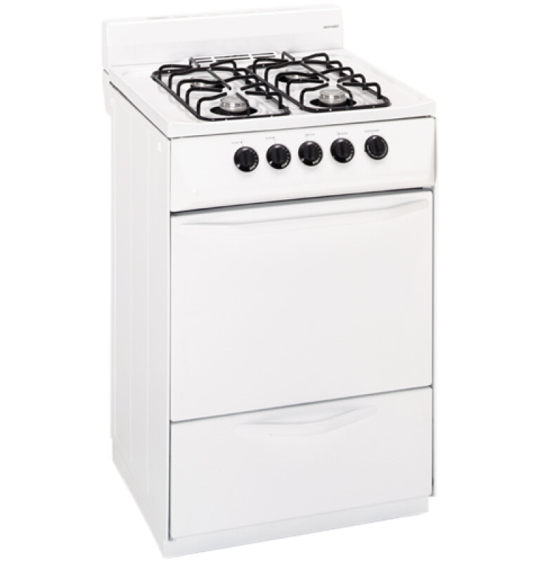24" Free-Standing Gas Range RGA624EFWH