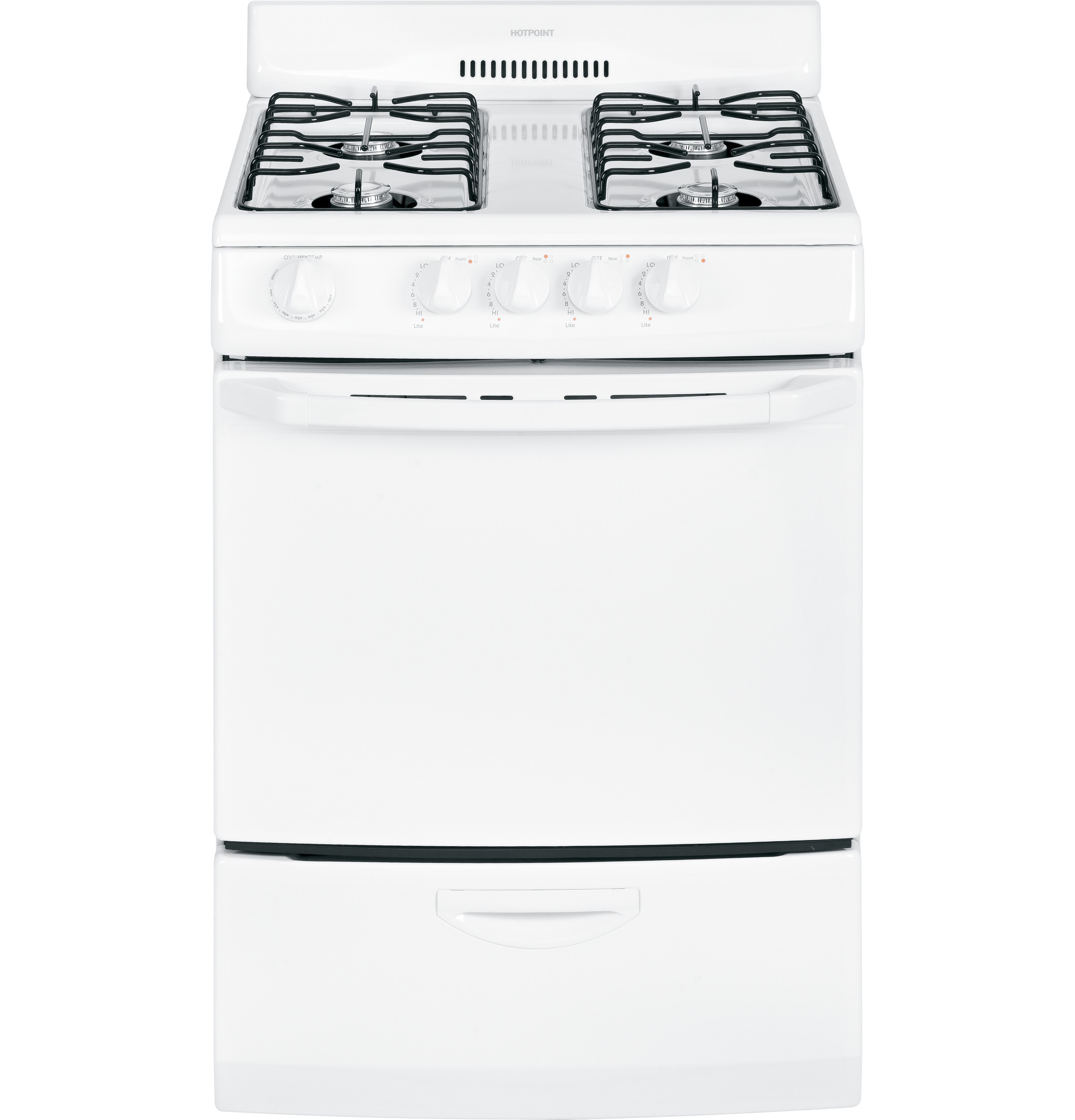 24" Free-Standing Gas Range RGA724EKWH