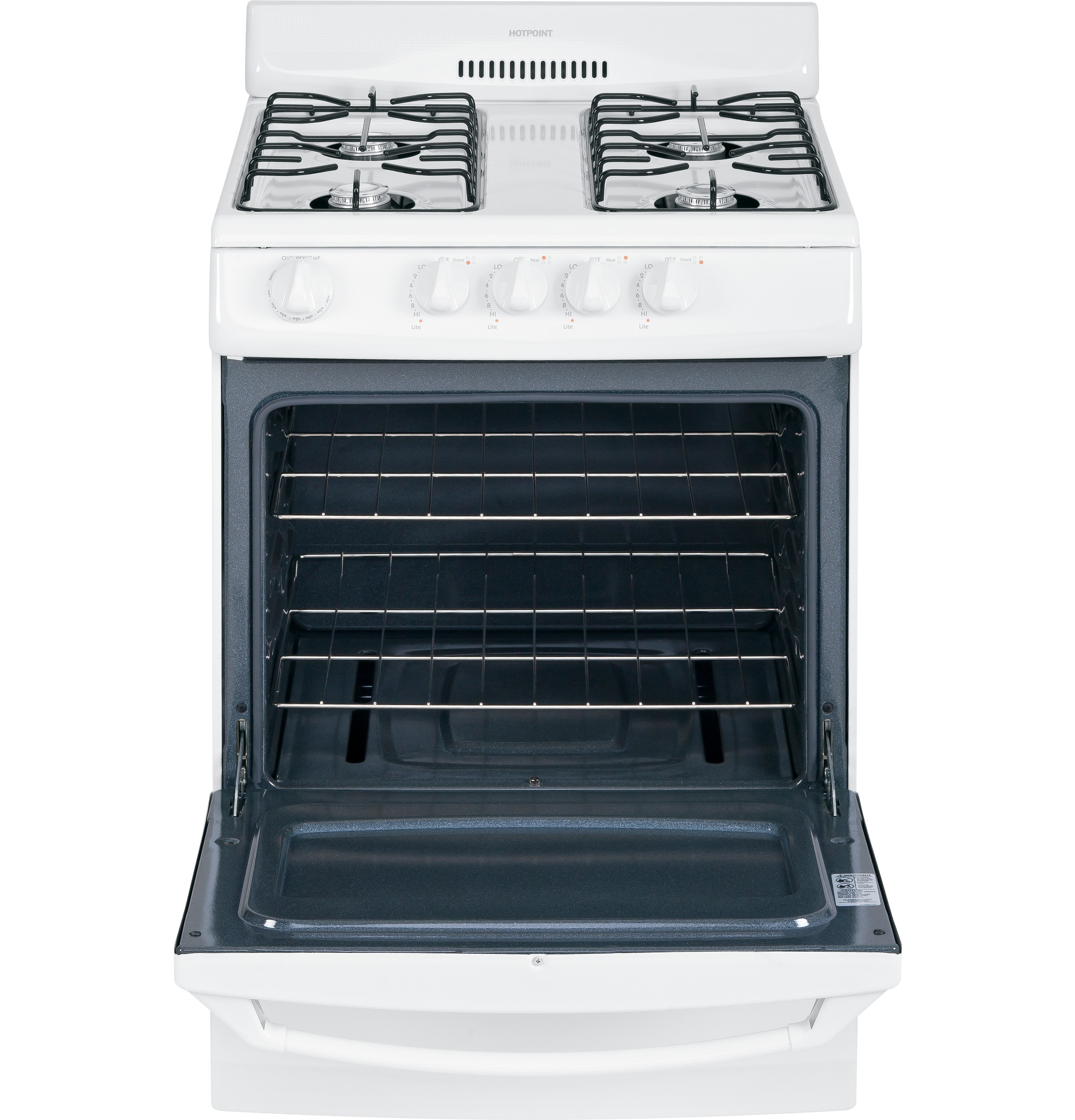24" Free-Standing Gas Range RGA724EKWH