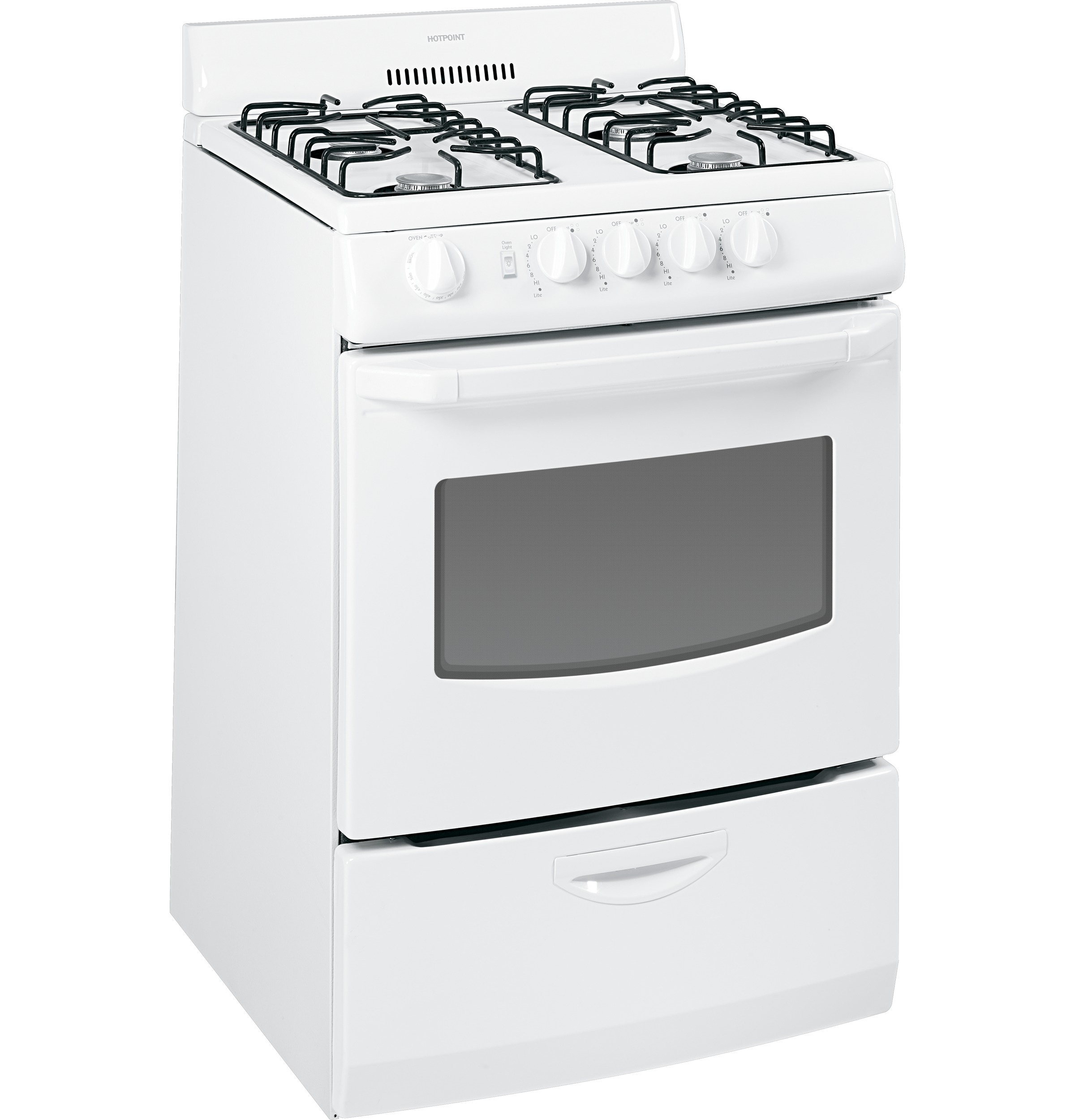 24" Free-Standing Gas Range RGA824DEDWW