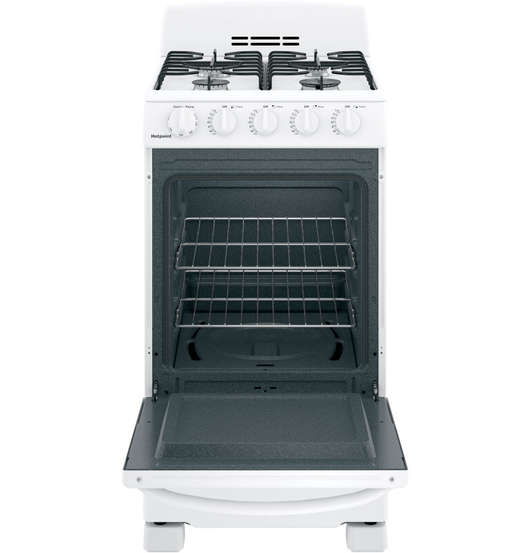 20" Front-control Free-standing Gas Range With Sealed Burners RGAS200DMWW