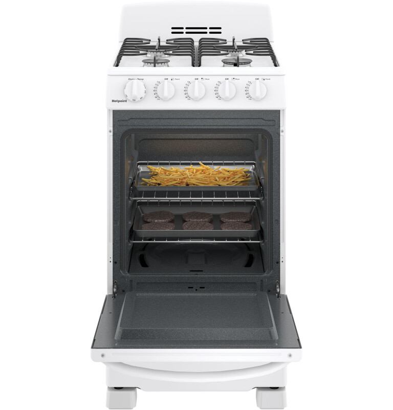20" Front-control Free-standing Gas Range With Sealed Burners RGAS200DMWW