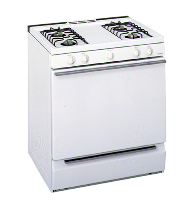 30" Free-Standing Gas Range RGB501PPAWH