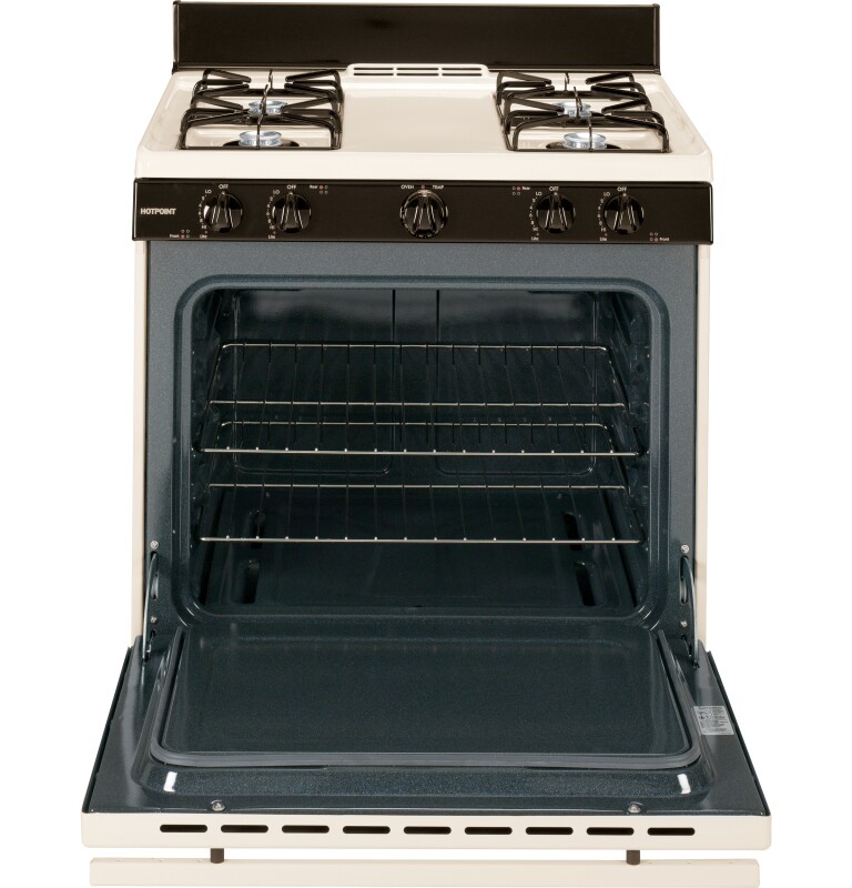 Hotpoint® 30" Free-Standing Gas Range RGB508PETCT