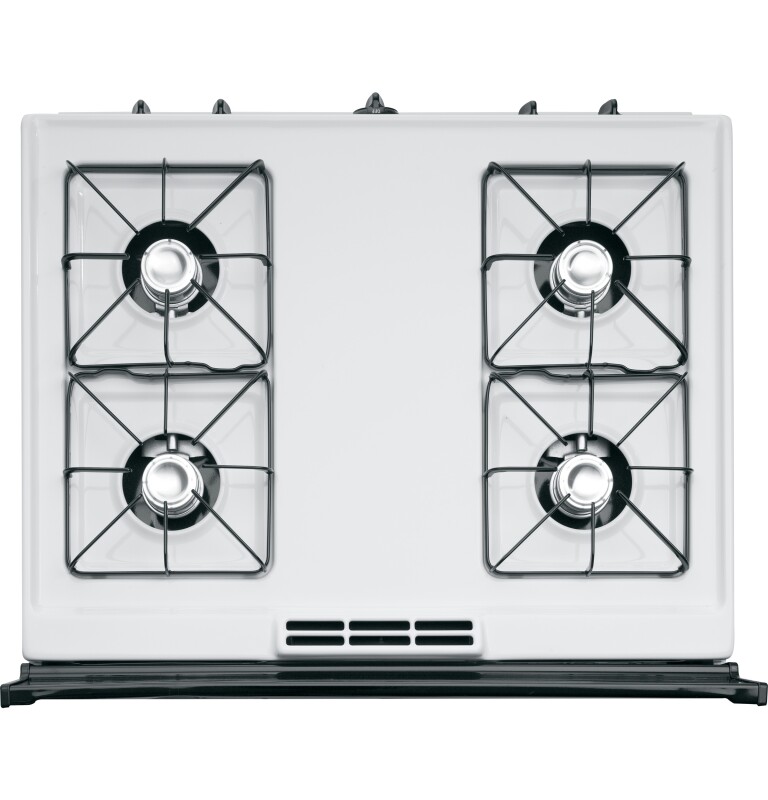 Hotpoint® 30" Free-Standing Gas Range RGB508PETWH