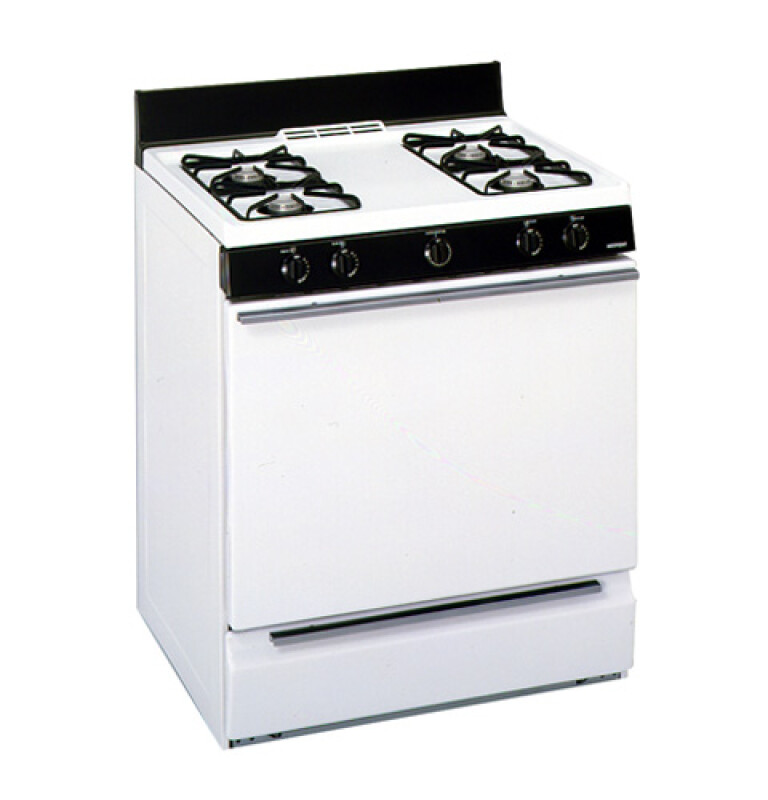 Hotpoint® 30" Free-Standing Gas Range RGB508PPAWH
