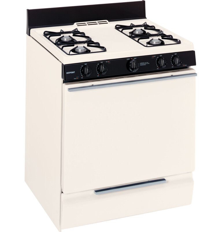 Hotpoint® 30" Free-Standing Gas Range RGB508PPHCT