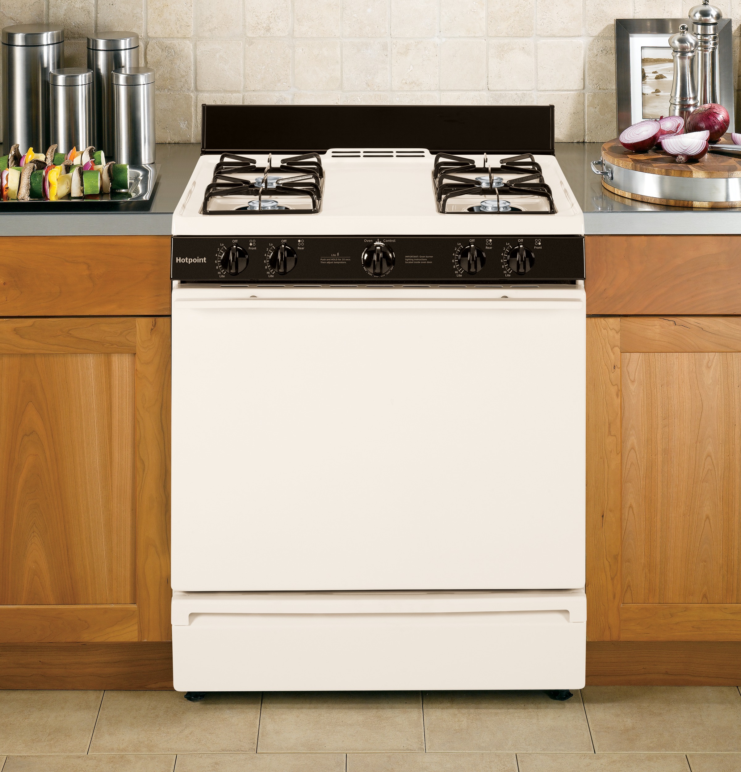 30" Free-Standing Gas Range RGB518PCHCT