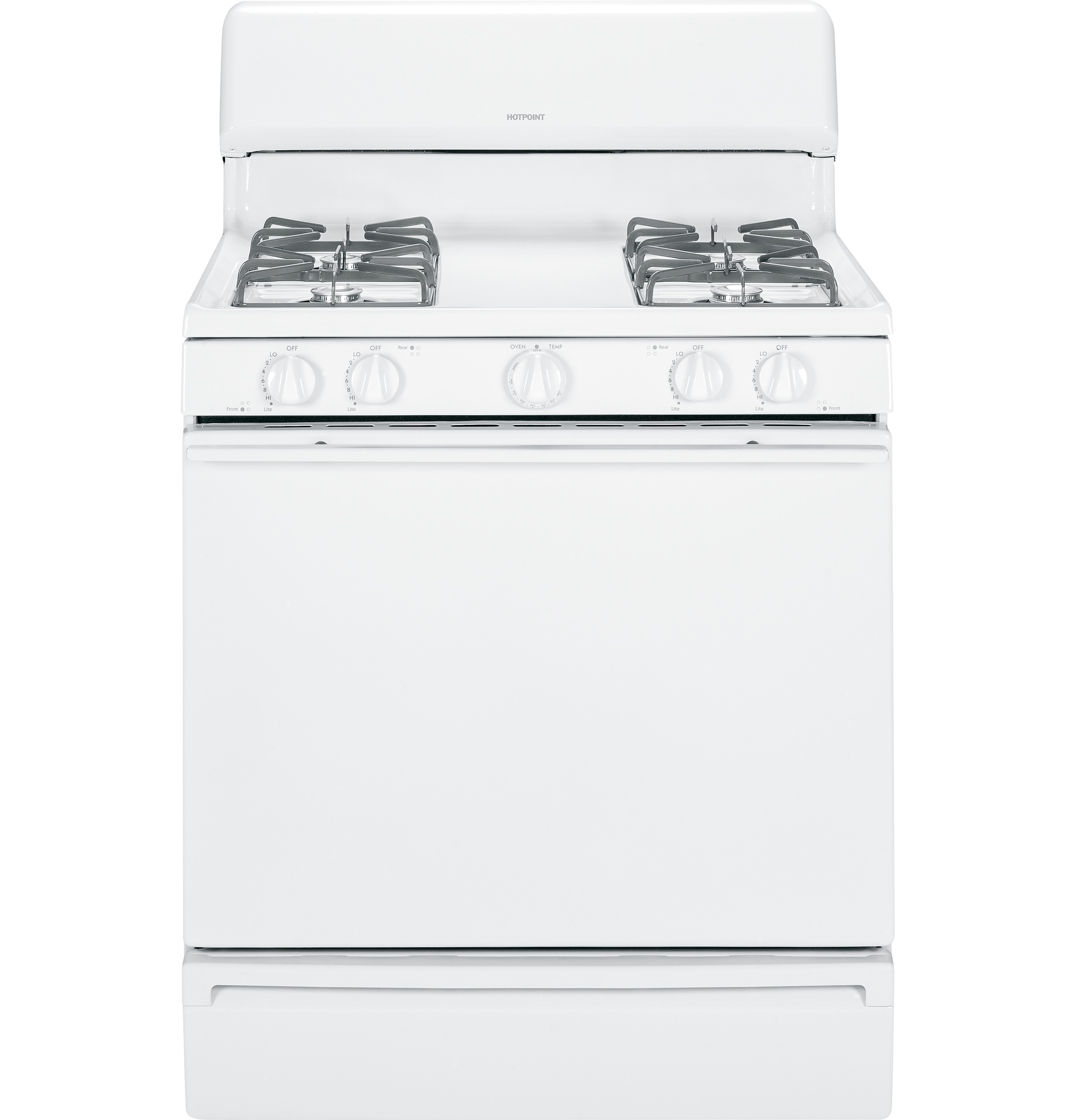 30" Free-Standing Gas Range RGB525DEDWW