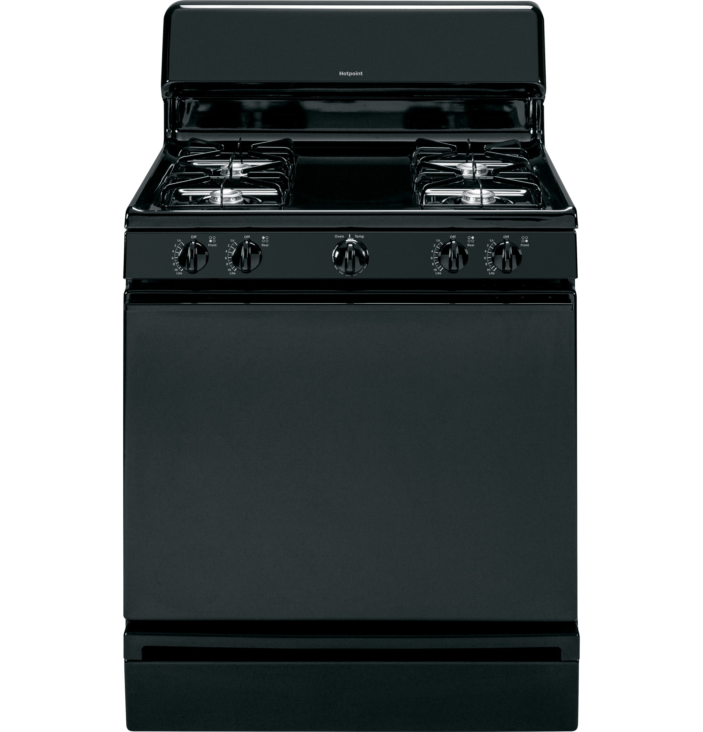 30" Free-Standing Gas Range RGB525DEHBB