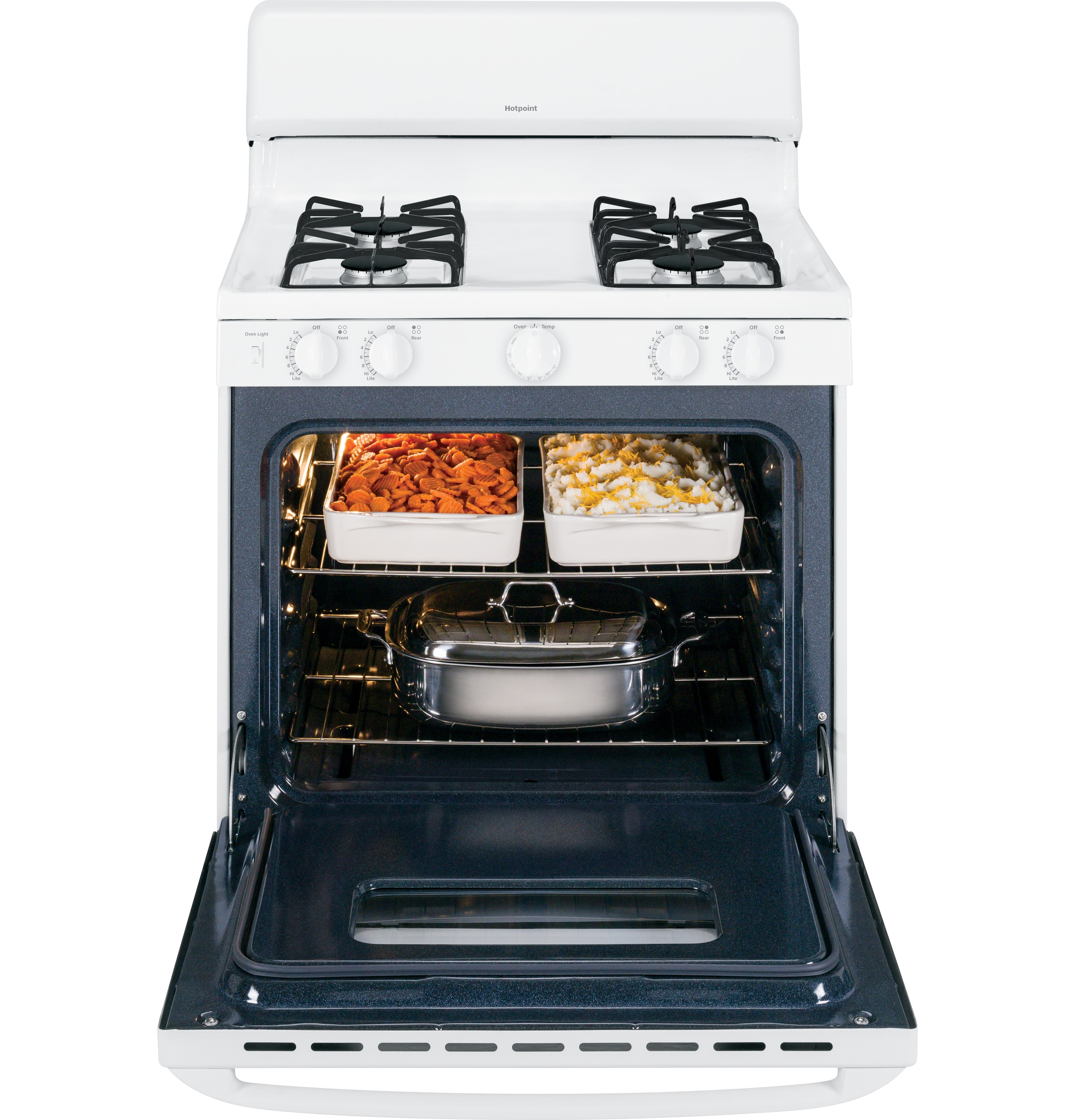 30" Free-Standing Gas Range RGB526DEHWW