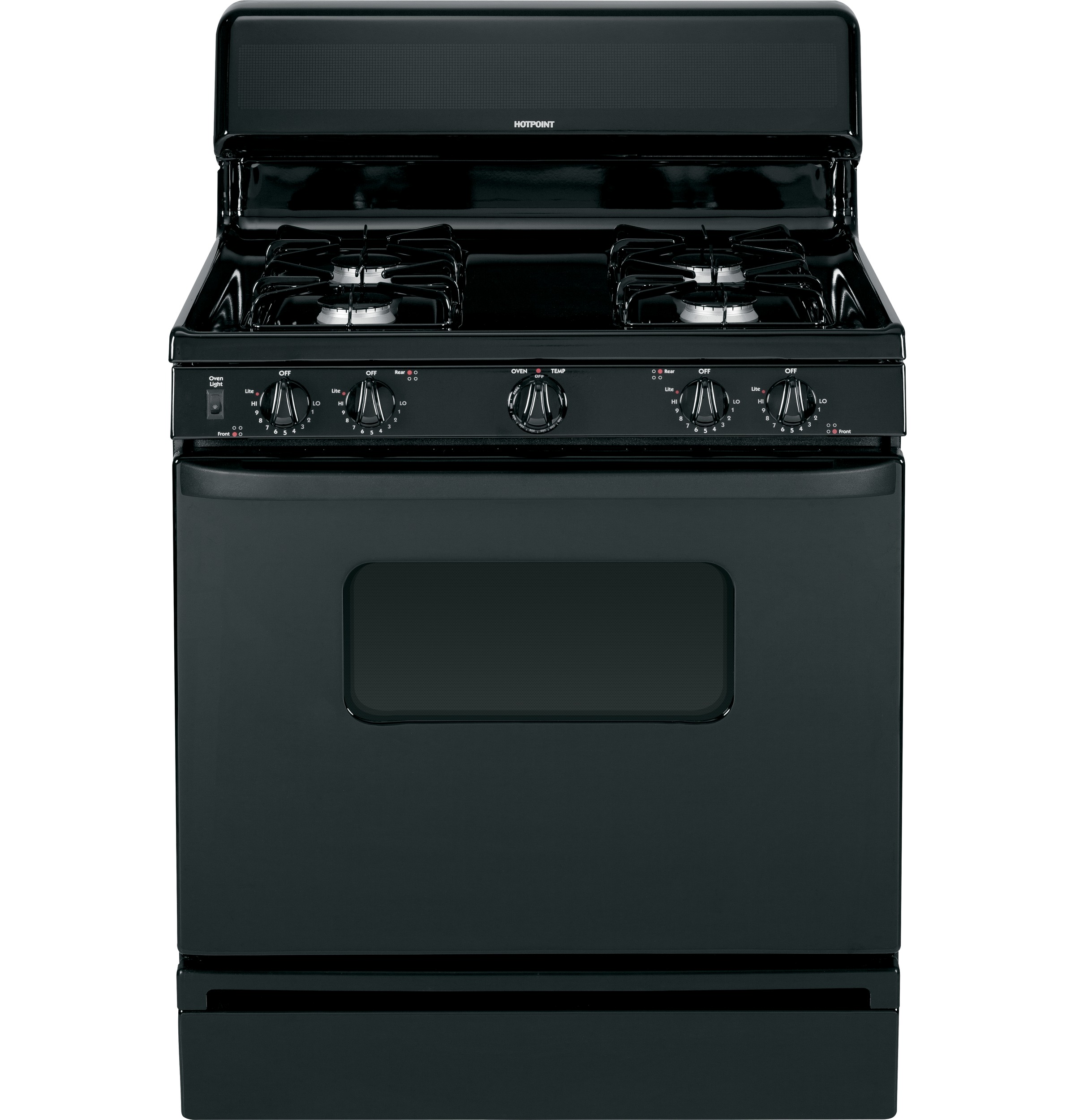 30" Free-Standing Gas Range RGB526DETBB
