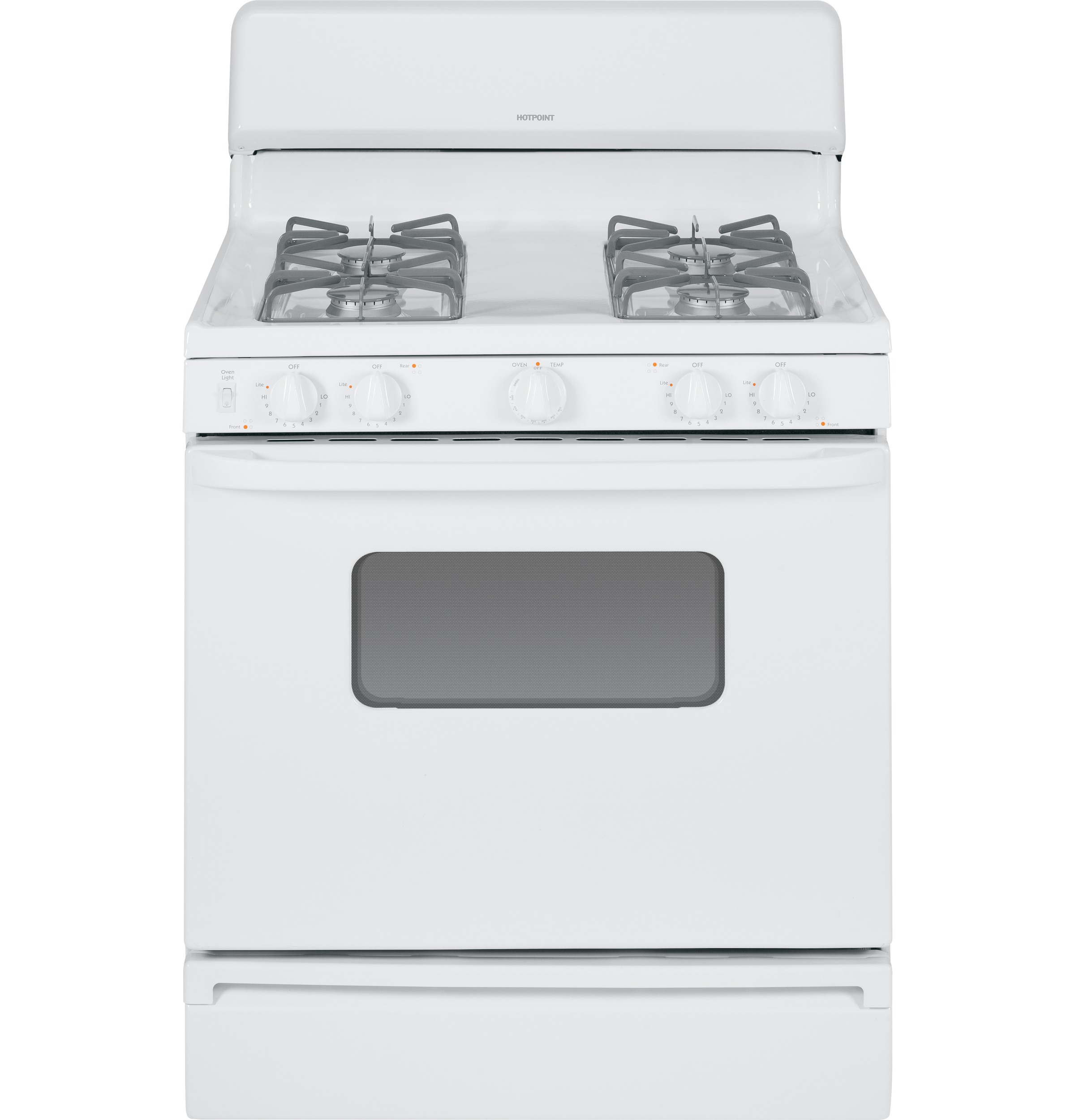 30" Free-Standing Gas Range RGB526DETWW
