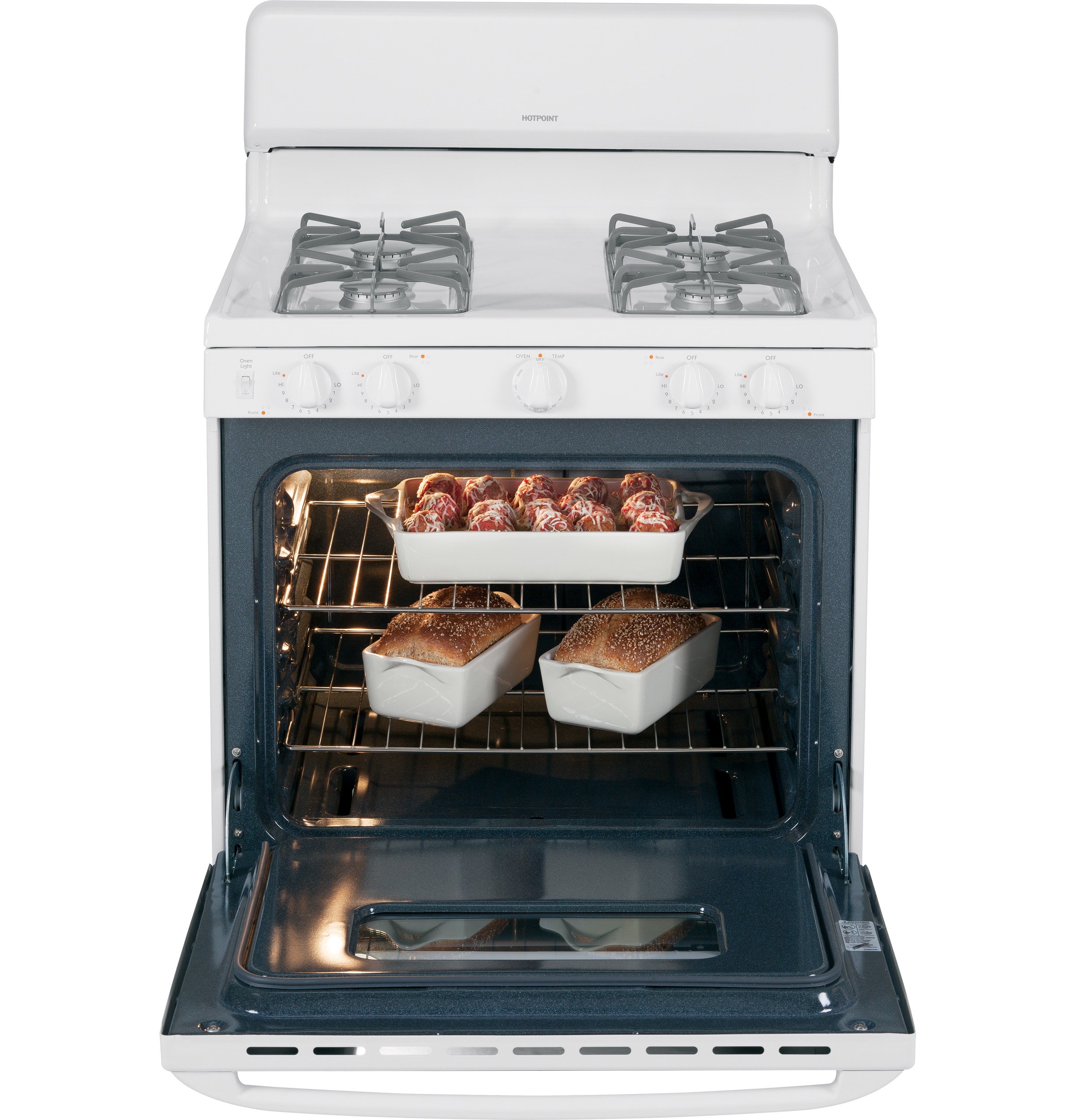 30" Free-Standing Gas Range RGB526DETWW