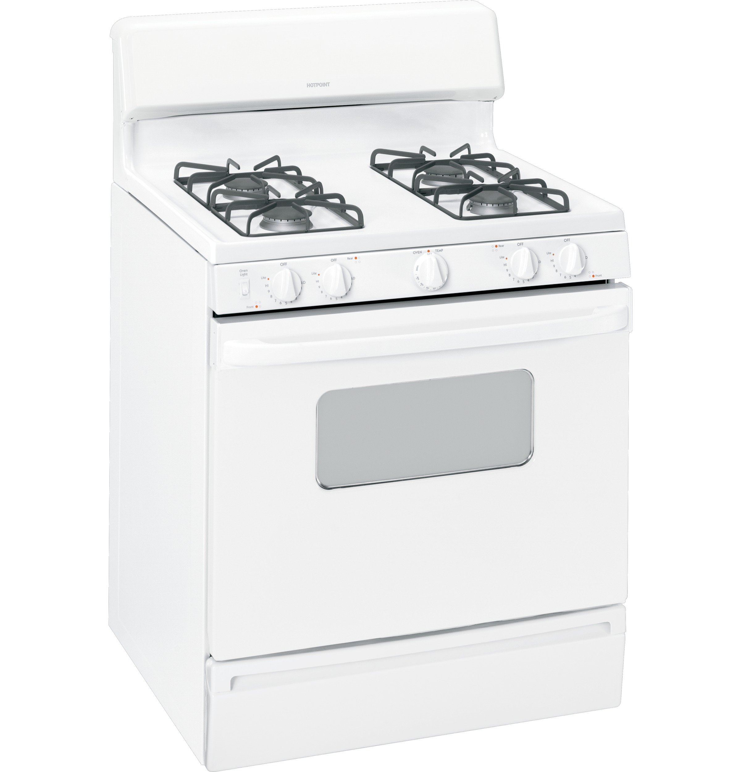 30" Free-Standing Gas Range RGB526DETWW