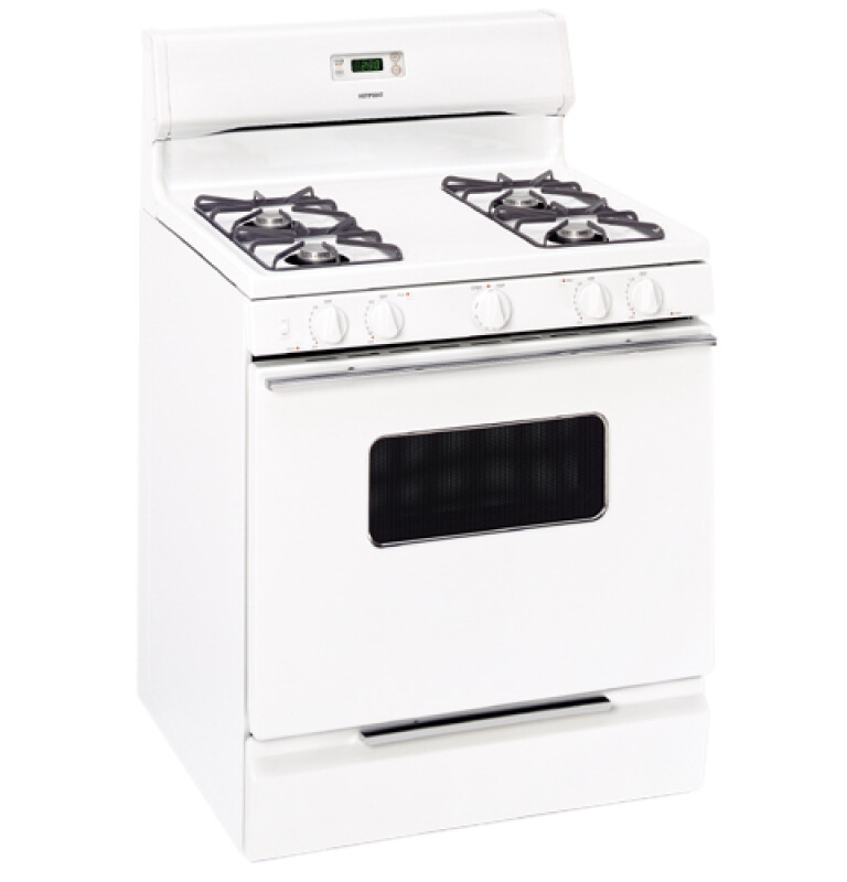 30" Free-Standing Gas Range RGB528PEHWW