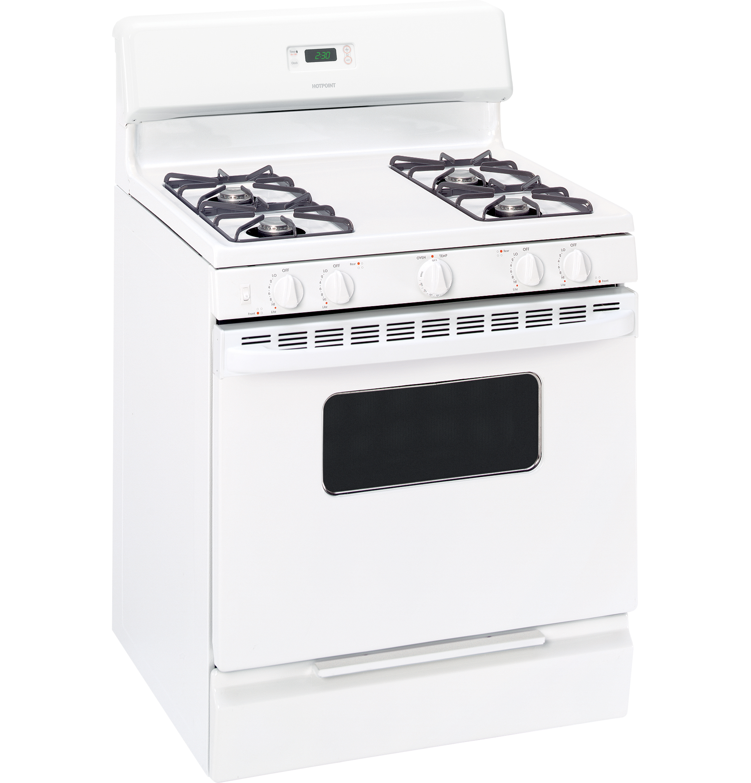 30" Free-Standing Gas Range RGB528PEPWW