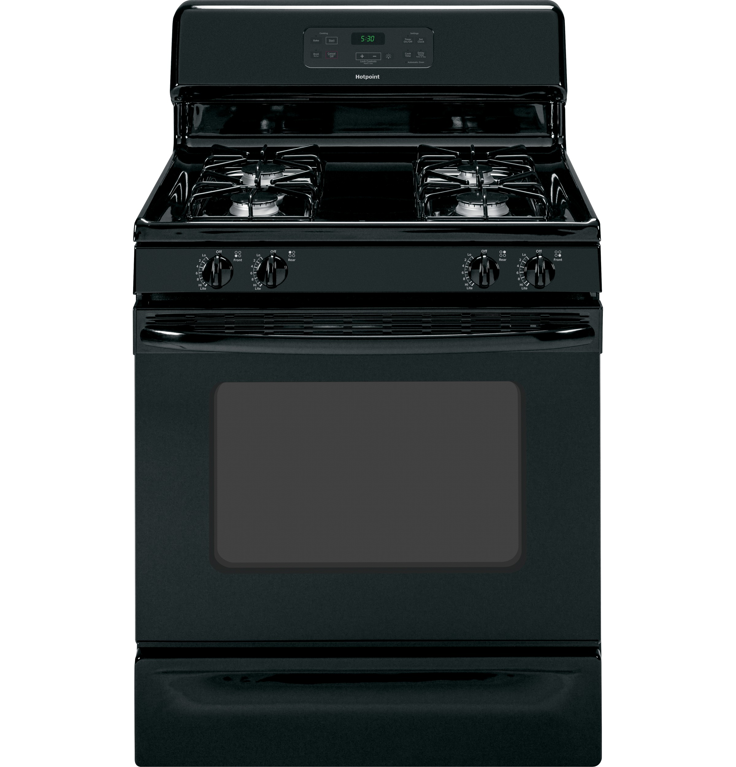 30" Free-Standing Gas Range RGB530DEHBB