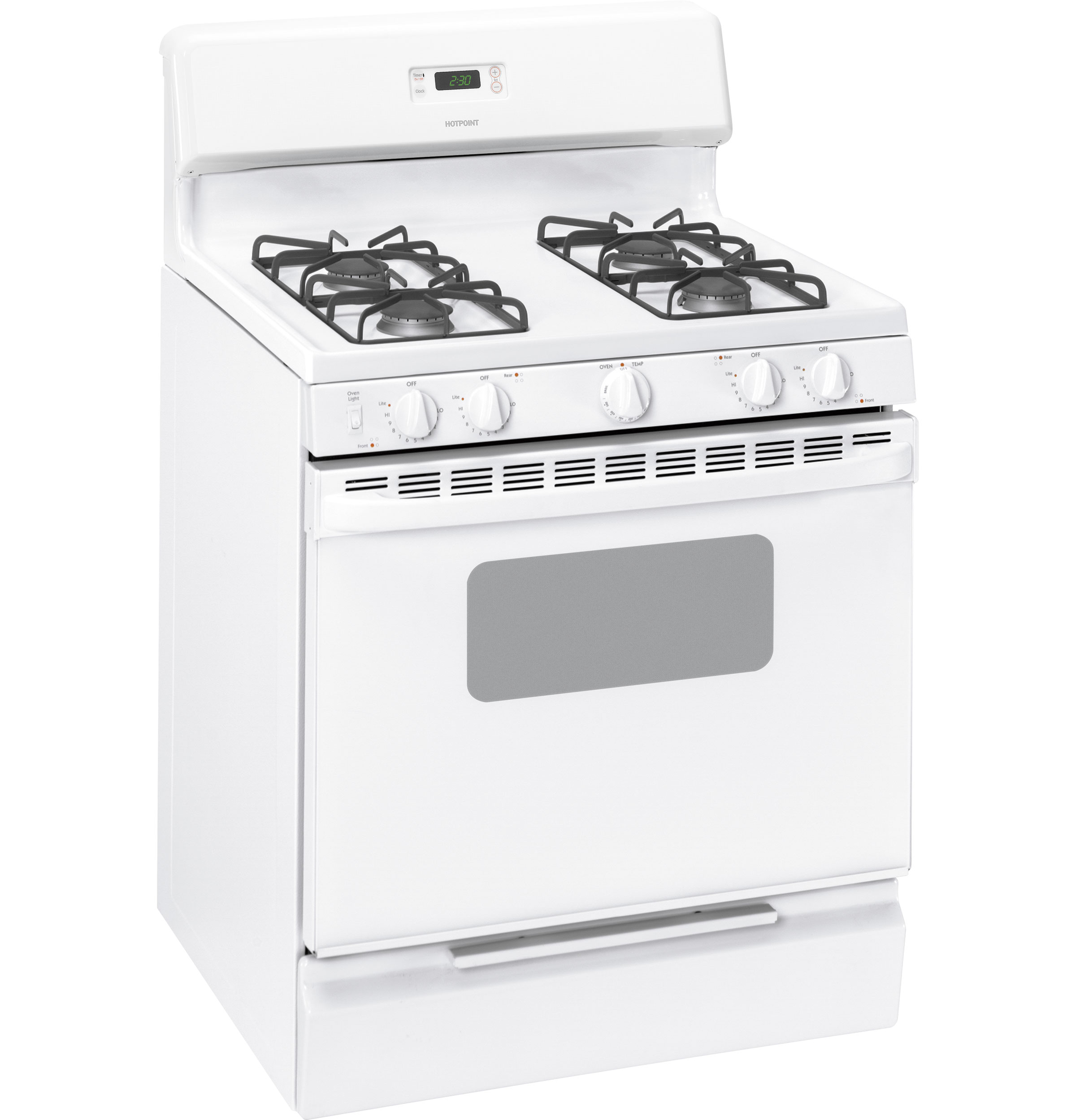 30" Free-Standing Gas Range RGB530DEPWW