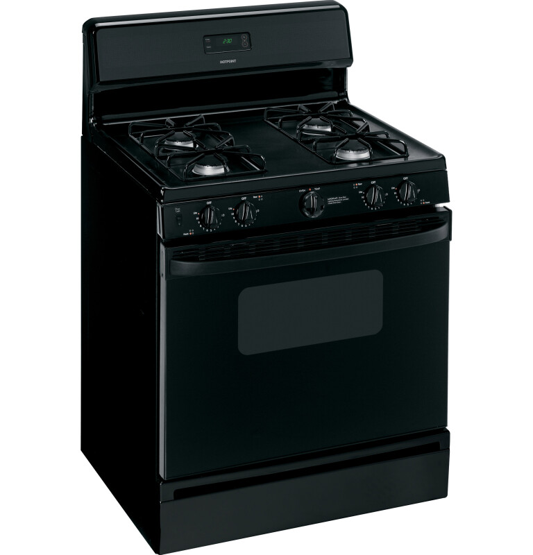 30" Free-Standing Gas Range RGB530DETBB