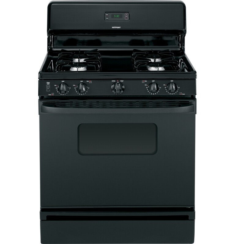 30" Free-Standing Gas Range RGB530DETBB