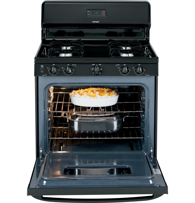 30" Free-Standing Gas Range RGB530DETBB