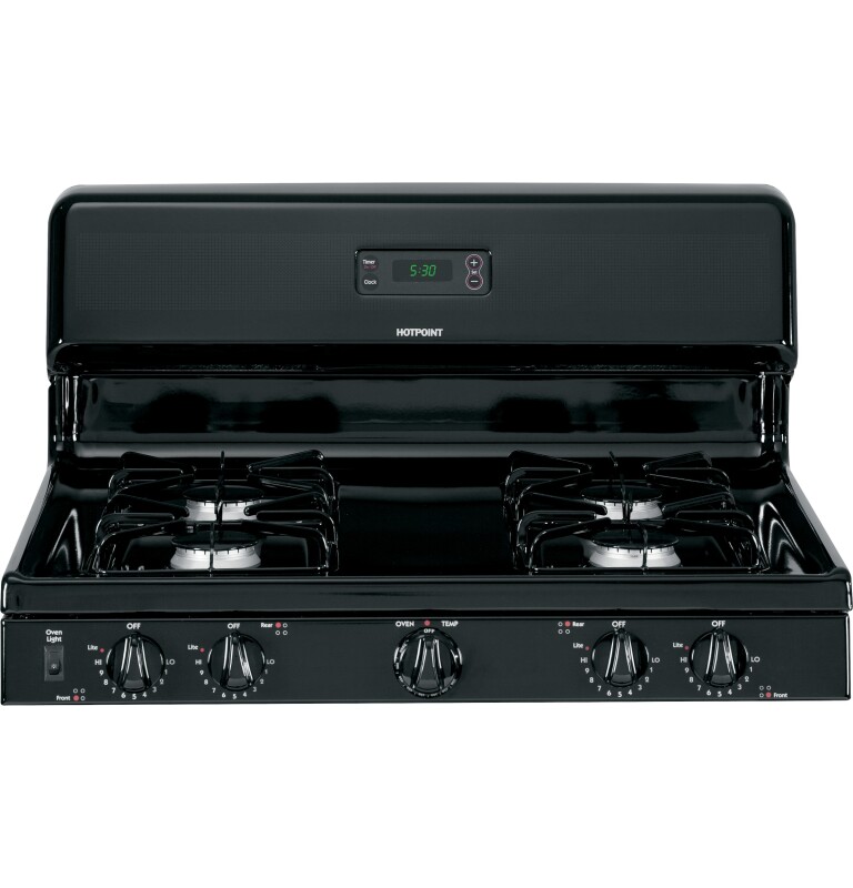 30" Free-Standing Gas Range RGB530DETBB