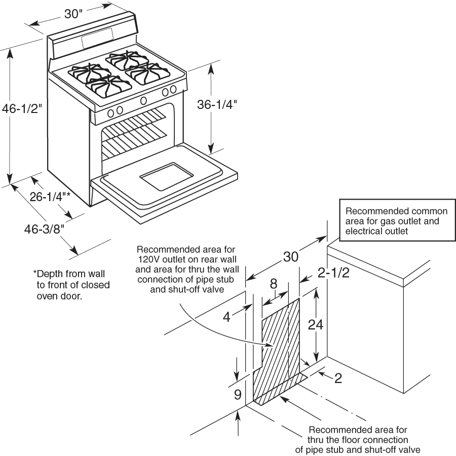 30" Free-Standing Gas Range RGB533CEHCC