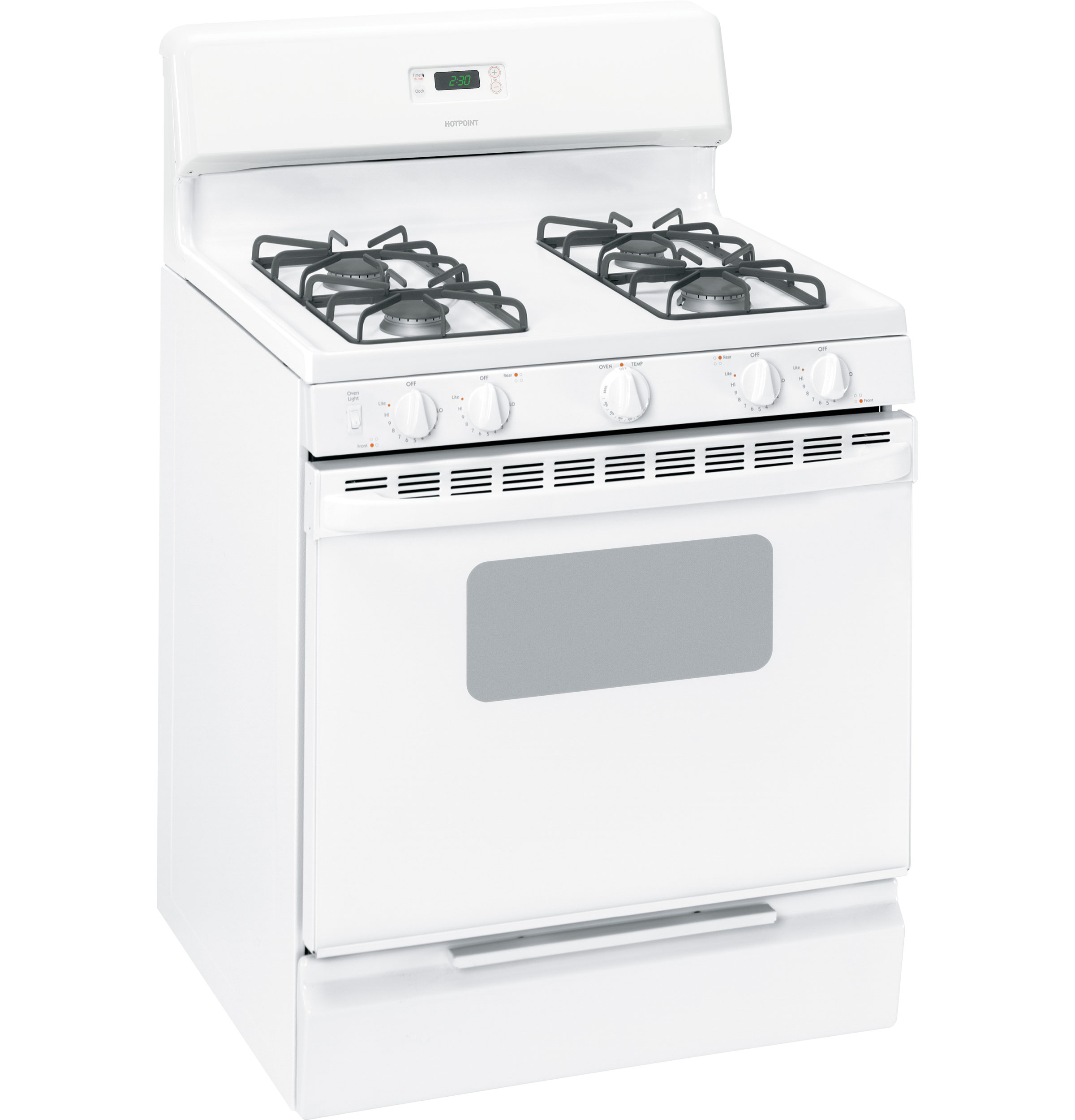 30" Free-Standing Gas Range RGB533DEPWW