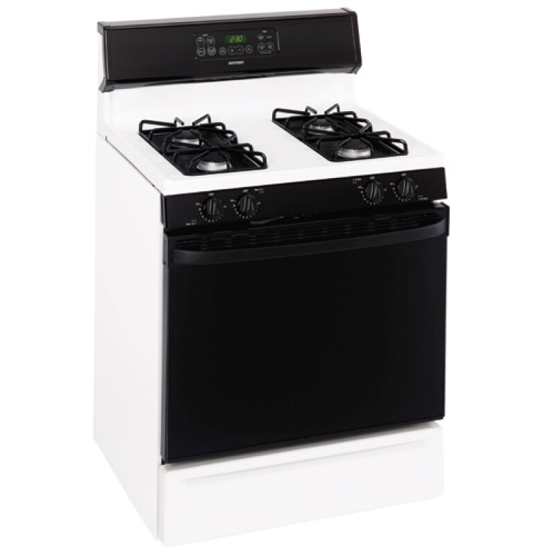 30" Free-Standing Gas Range RGB740BEHWH