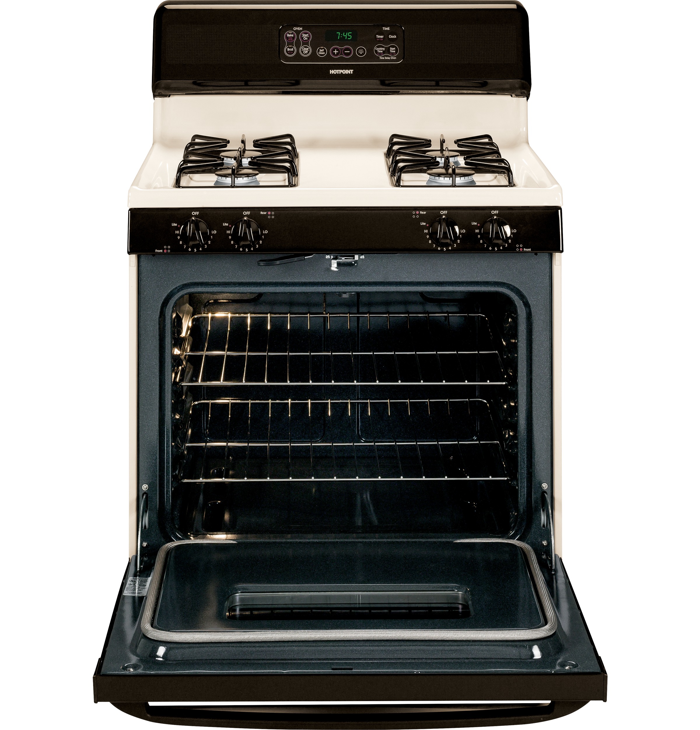 Hotpoint® 30" Free-Standing Gas Range RGB745DEPCT