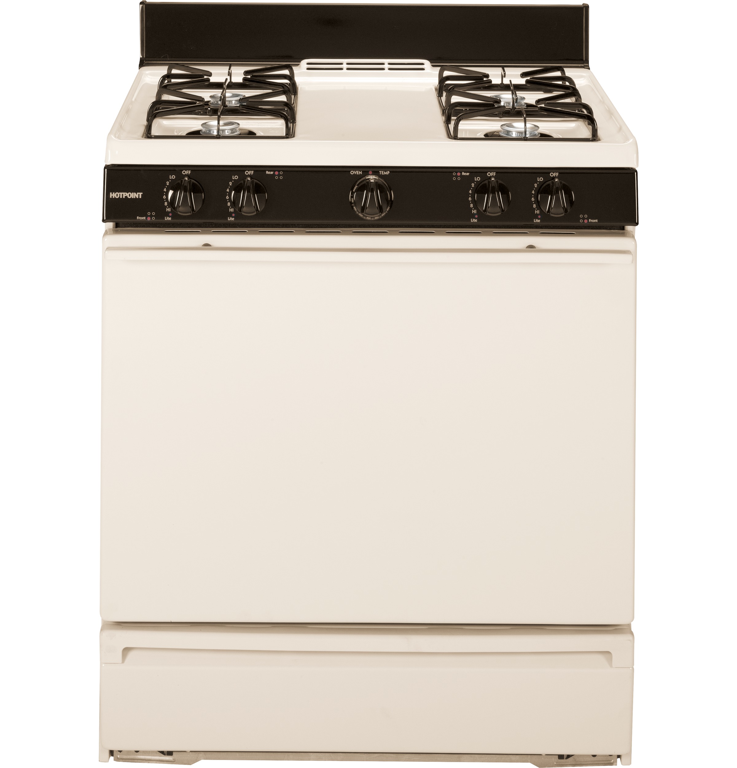 Hotpoint® 30" Free-Standing Gas Range RGB745DEPCT