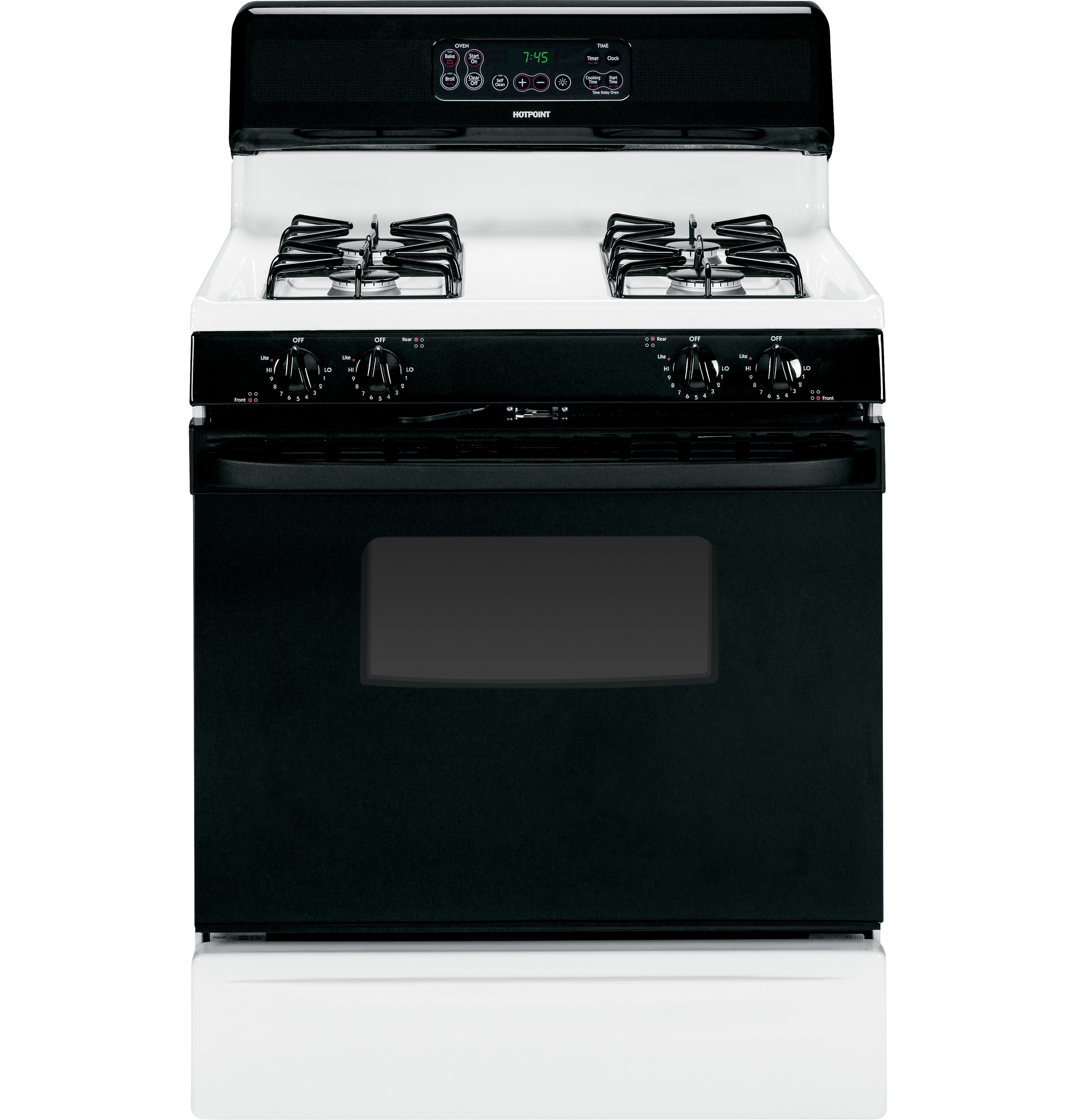 Hotpoint® 30" Free-Standing Gas Range RGB745DEPWH