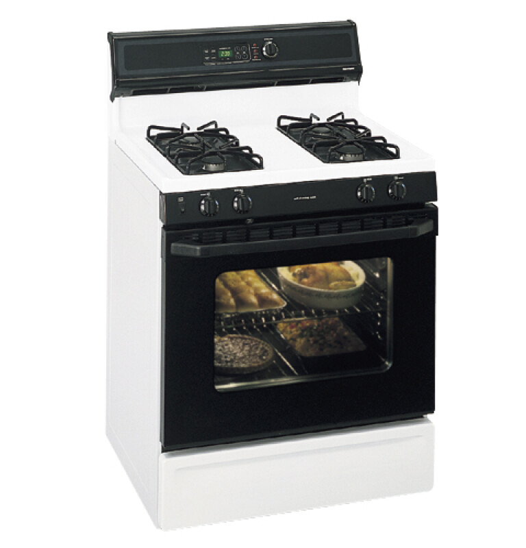 Hotpoint® 30" Free-Standing Gas Range RGB745HEDWH