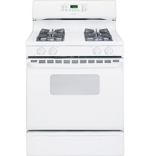 Hotpoint® 30" Free-Standing Gas Range RGB745WEHWW