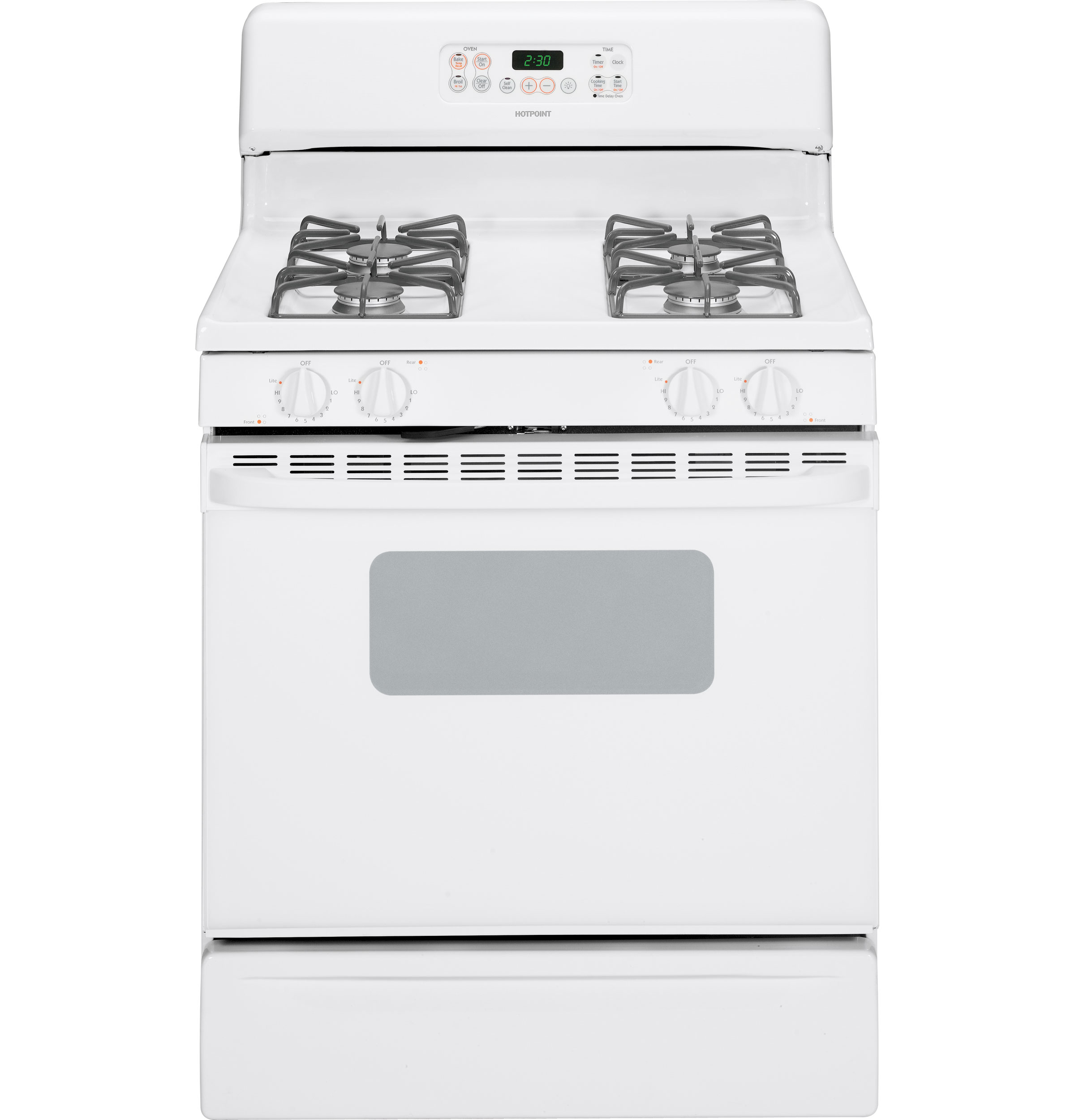 Hotpoint® 30" Free-Standing Gas Range RGB746DEPWW