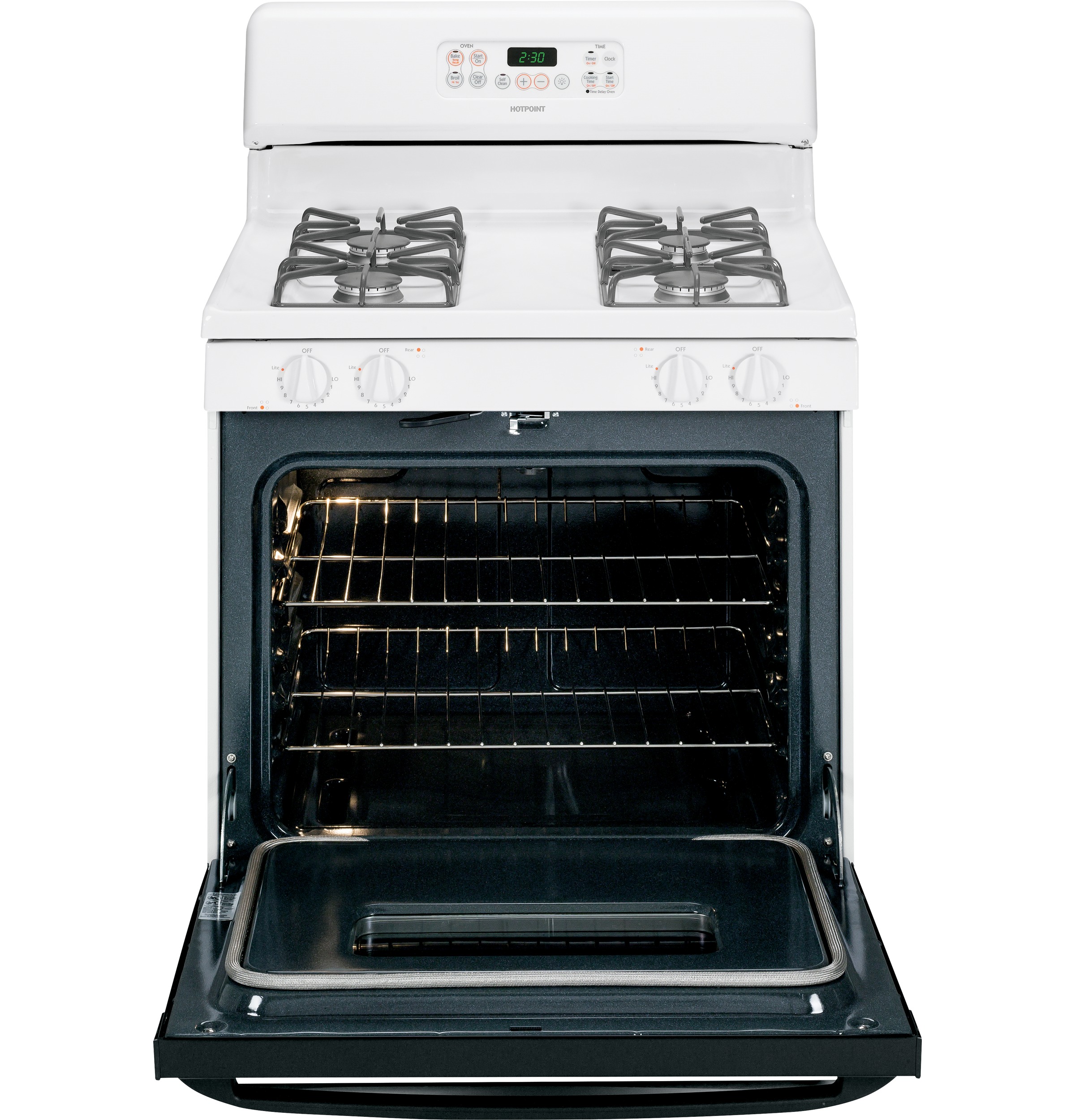 Hotpoint® 30" Free-Standing Gas Range RGB746DEPWW