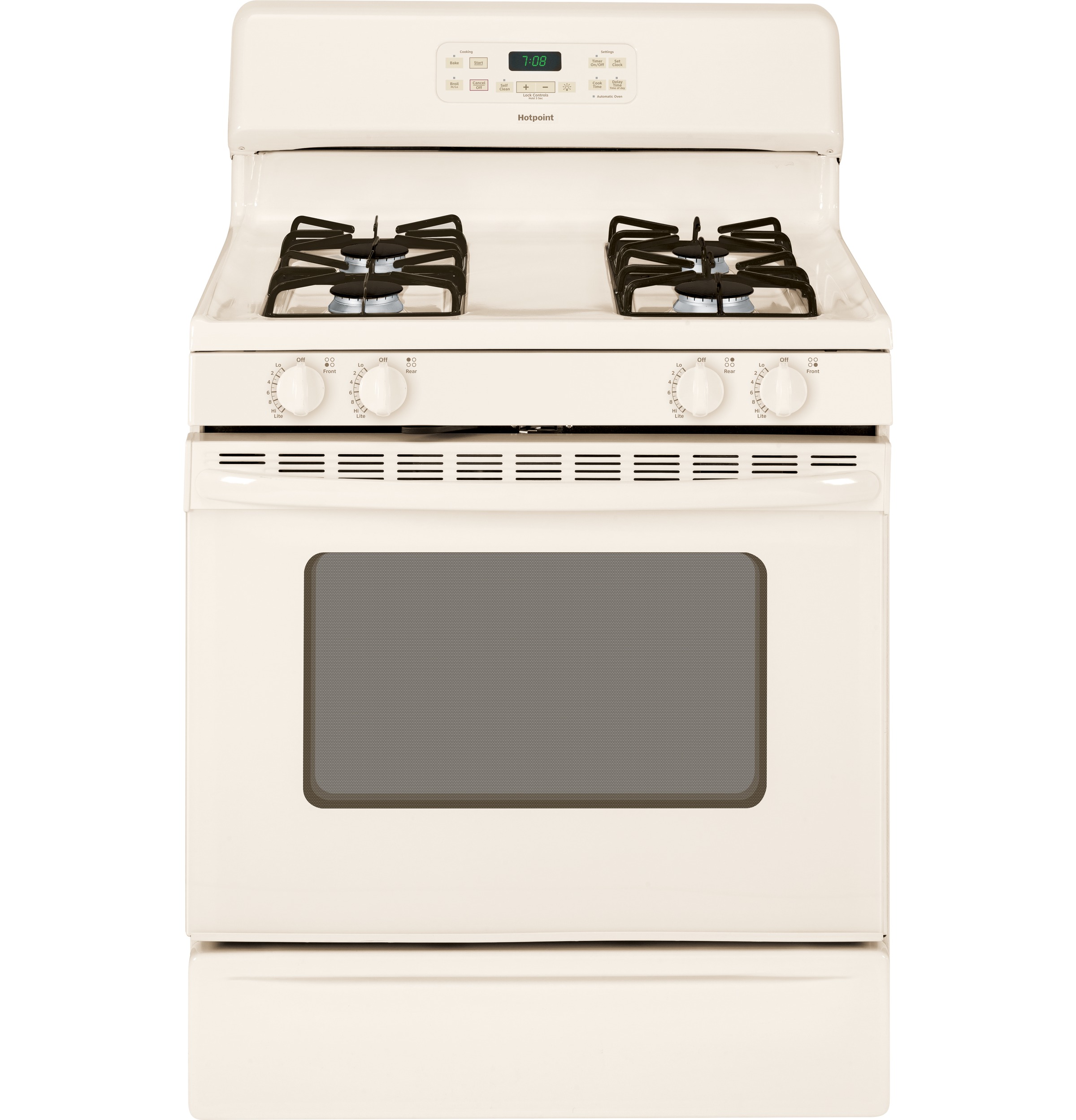 Hotpoint® 30" Free-Standing Gas Range RGB780DEHCC