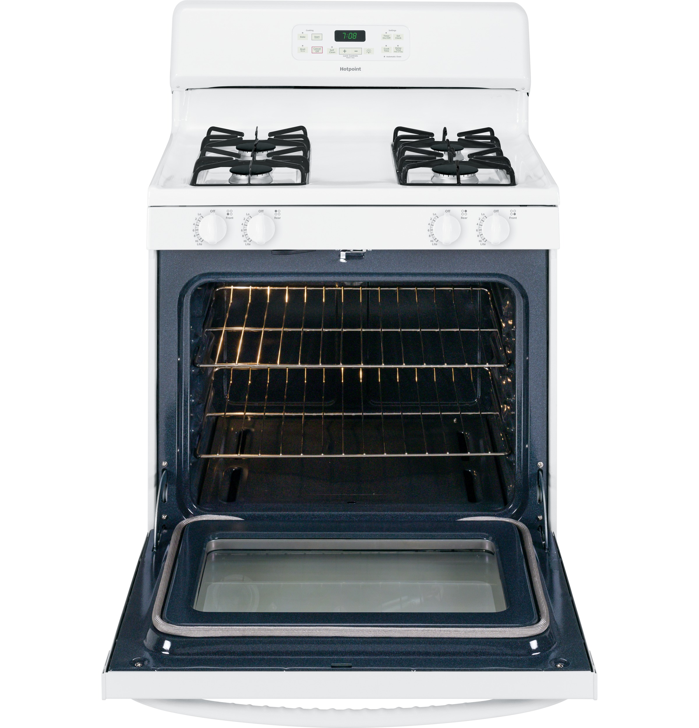 Hotpoint® 30" Free-Standing Gas Range RGB780DEHWW