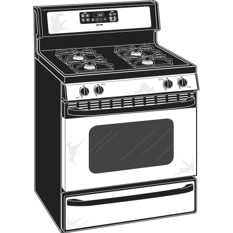 30" Free-Standing Gas Range RGB790SEHSA