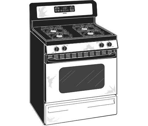 30" Free-Standing Gas Range RGB790SERSA