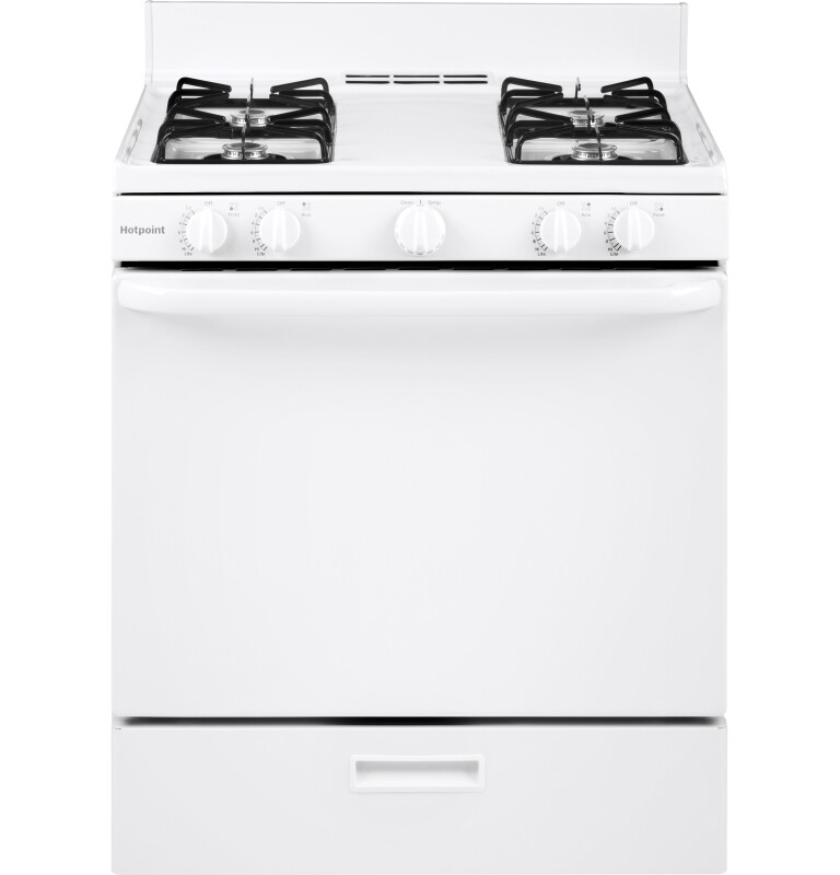 30" Free-Standing Gas Range RGBS100DMWW