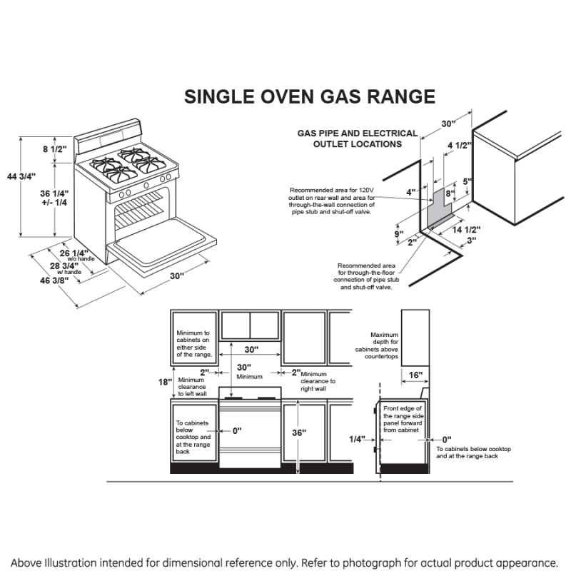30" Free-standing Gas Range RGBS300DMWW