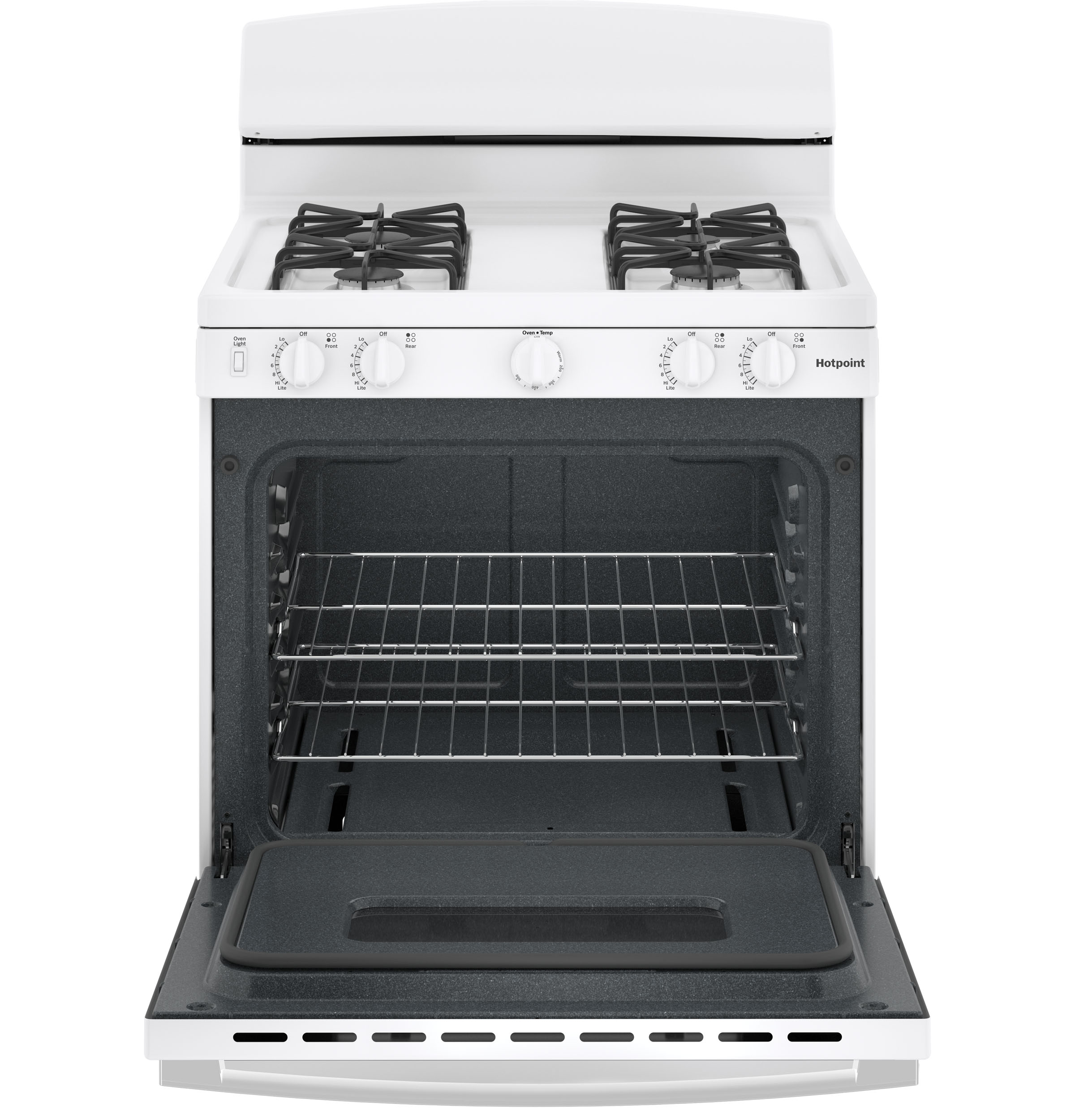 30" Free-Standing Front Control Gas Range RGBS330DRWW