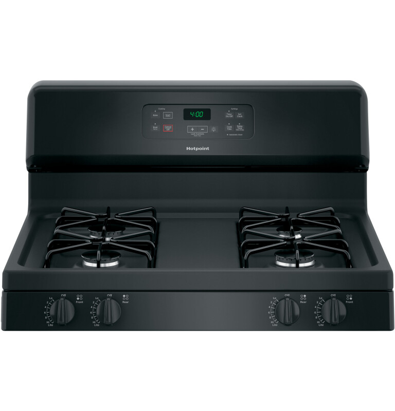 30" Free-standing Standard Clean Gas Range RGBS400DMBB