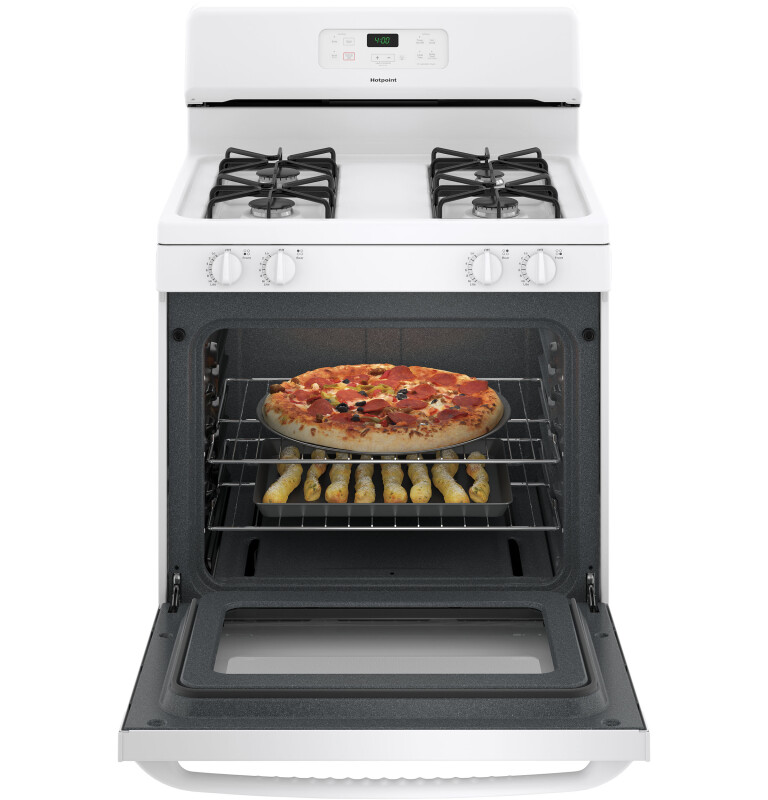 30" Free-standing Standard Clean Gas Range RGBS400DMWW