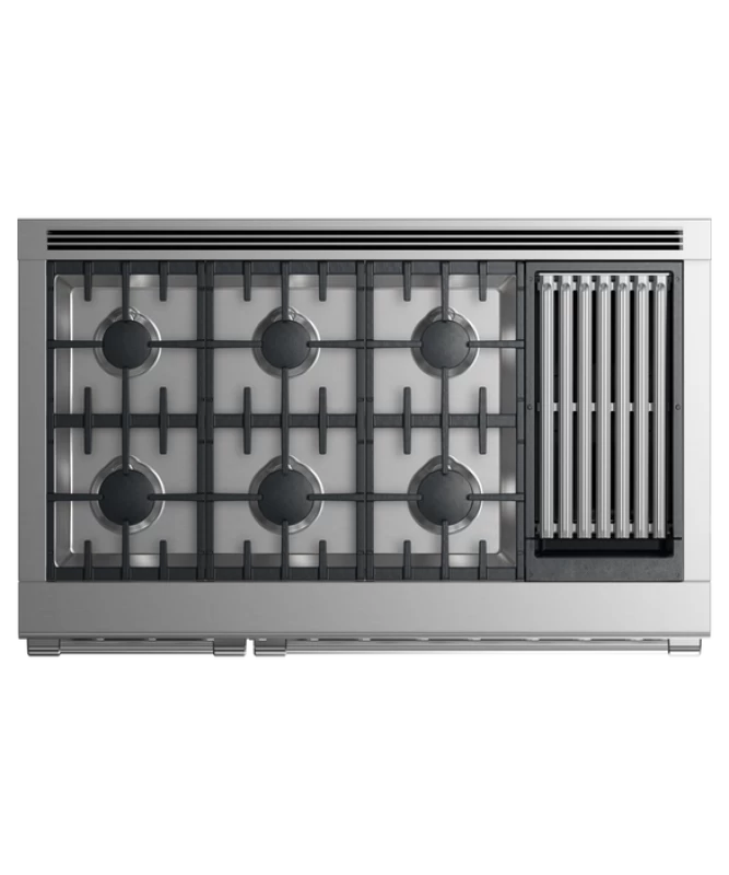 Gas Range, 48", 6 Burners with Grill RGV2486GLNN